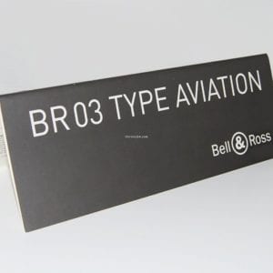 Bell & Ross Booklet / Beschreibung für Modell BR03 TYPE AVIATION