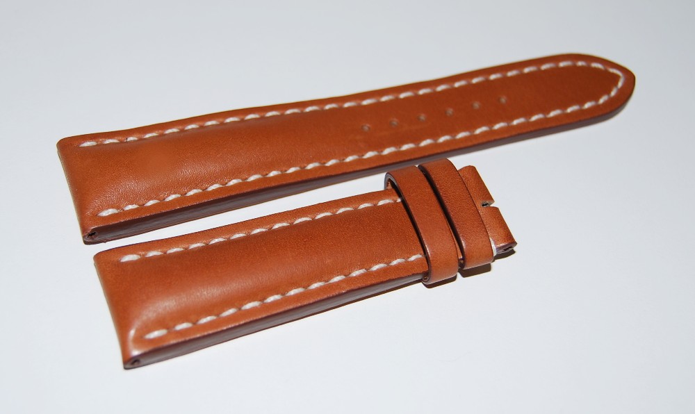 Breitling Kalbslederband für Dornschliesse Braun 24-20 mm