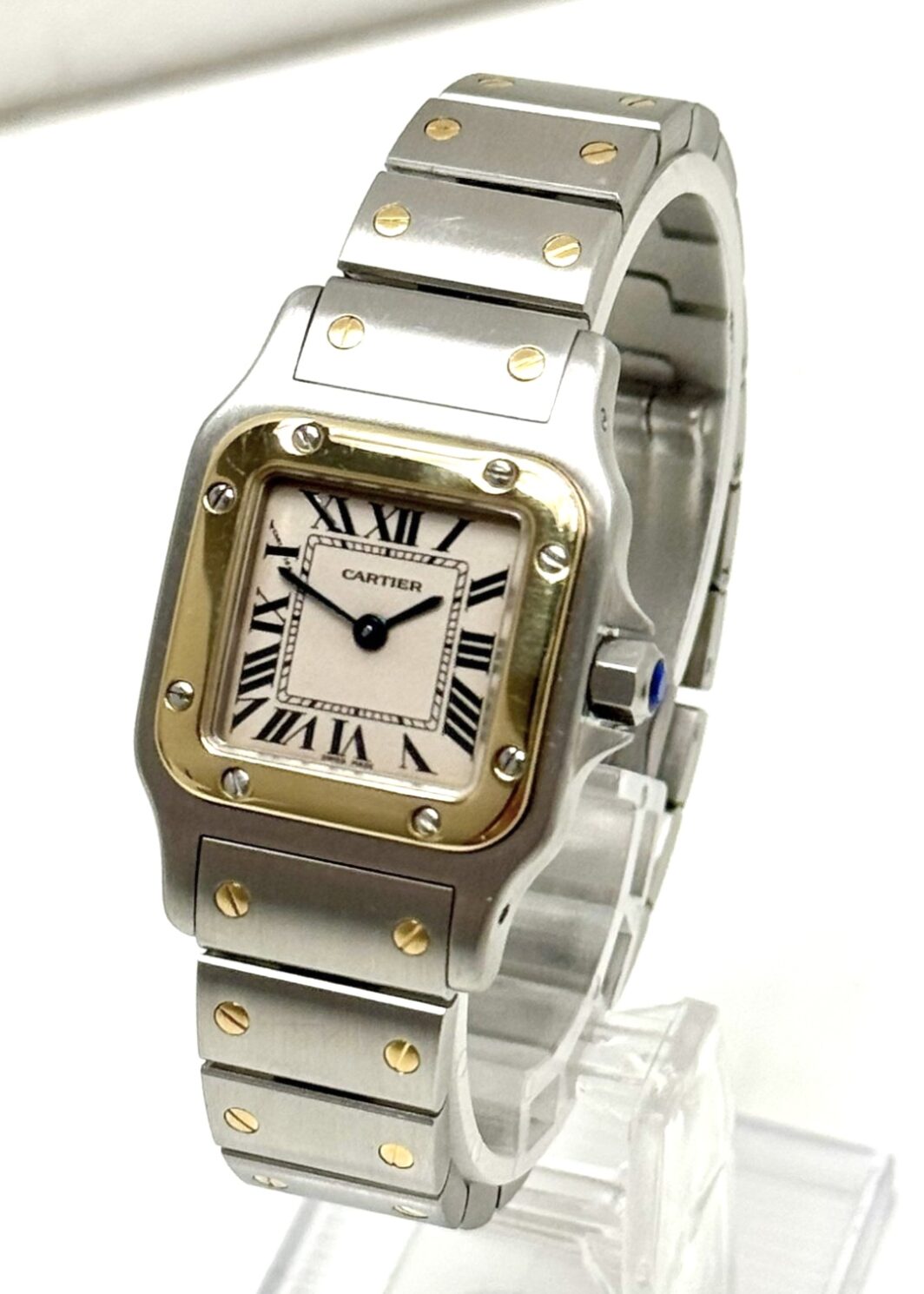 Cartier Santos Galbee PM Lady Stahl/Gold Ref. 1567 Quartz