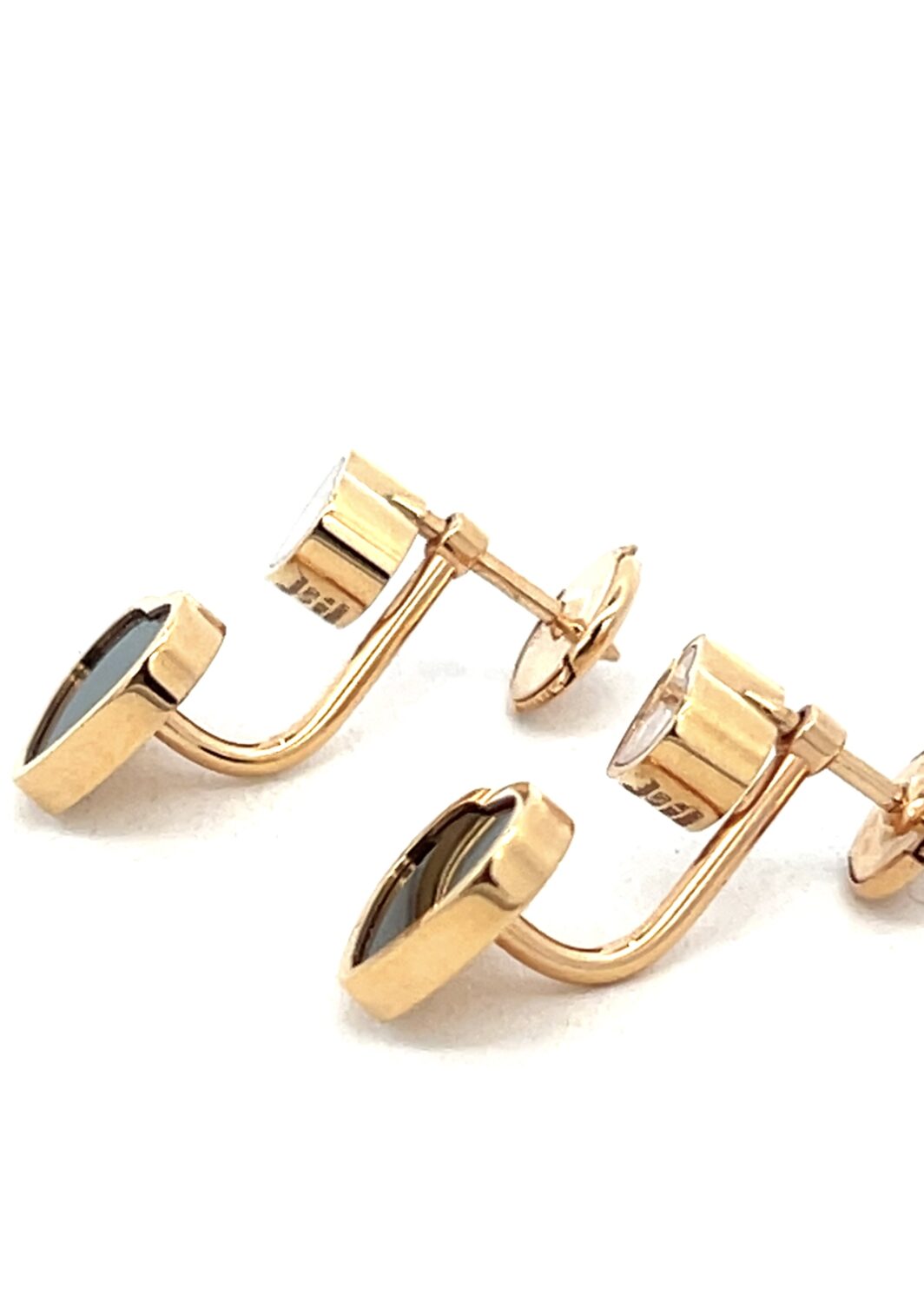 Chopard Happy Haerts Ohrstecker Diamanten mit Onyx