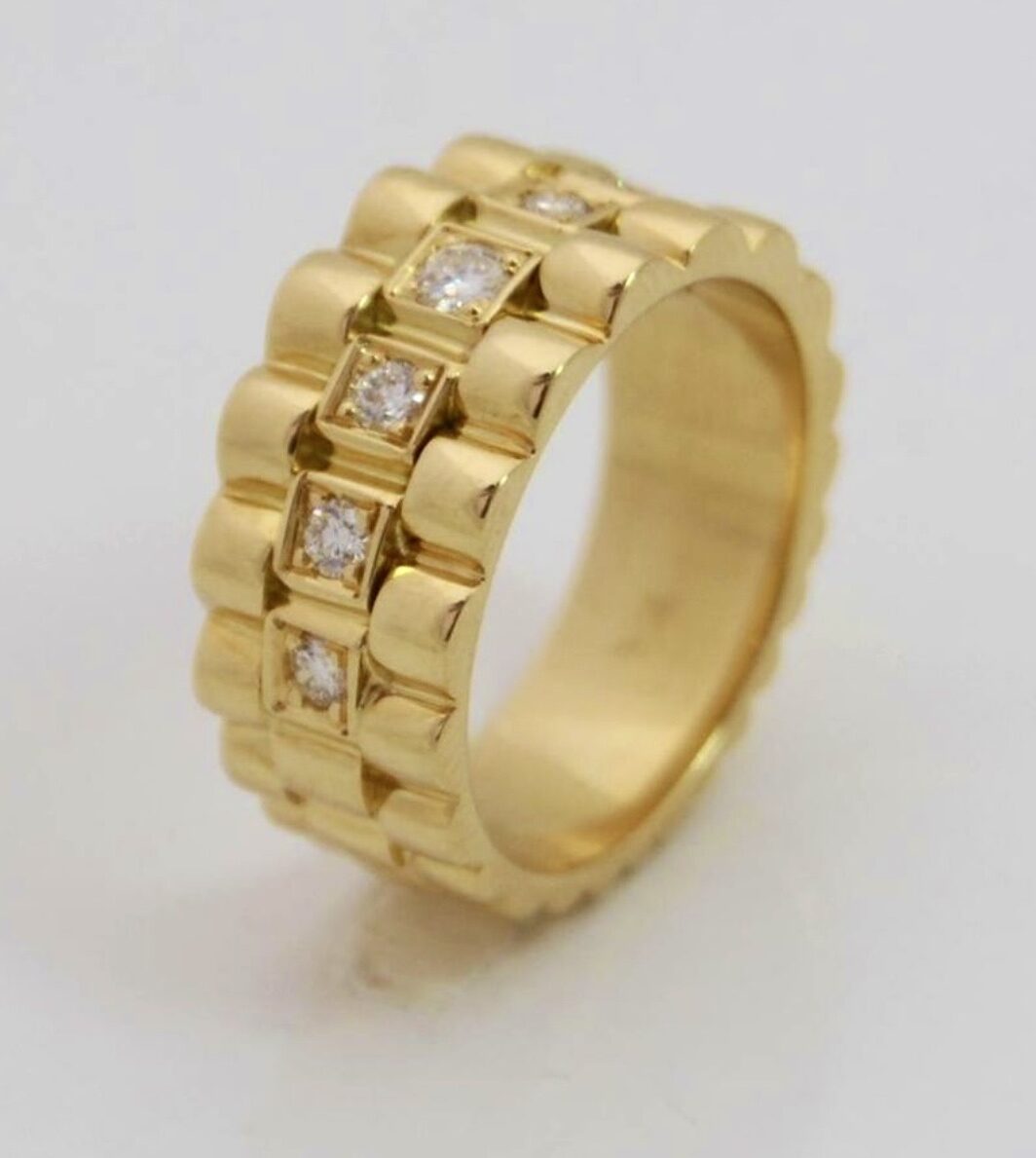 Diamant Ring 18 Karat Gold 14,5 Gramm