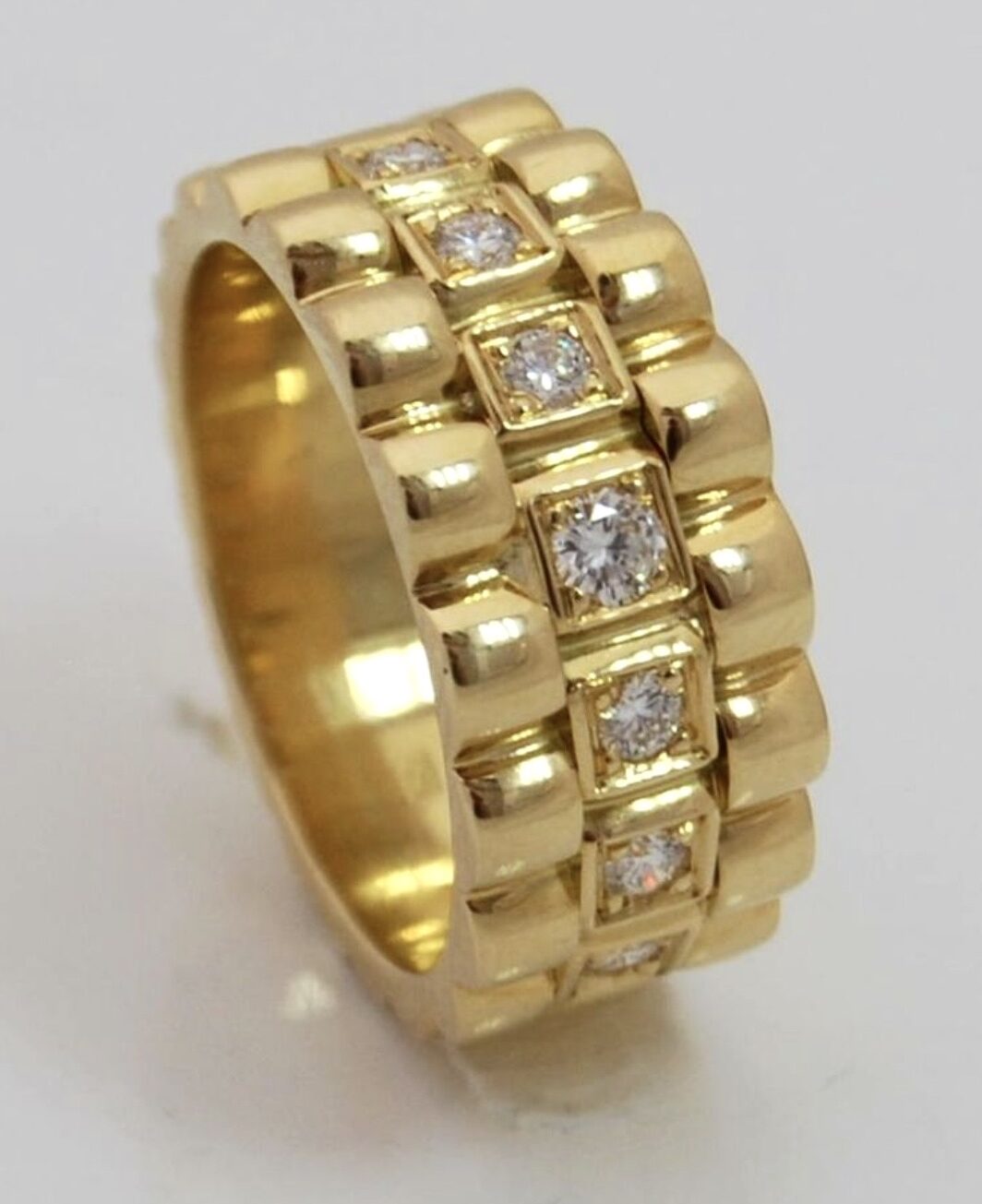 Diamant Ring 18 Karat Gold 14,5 Gramm