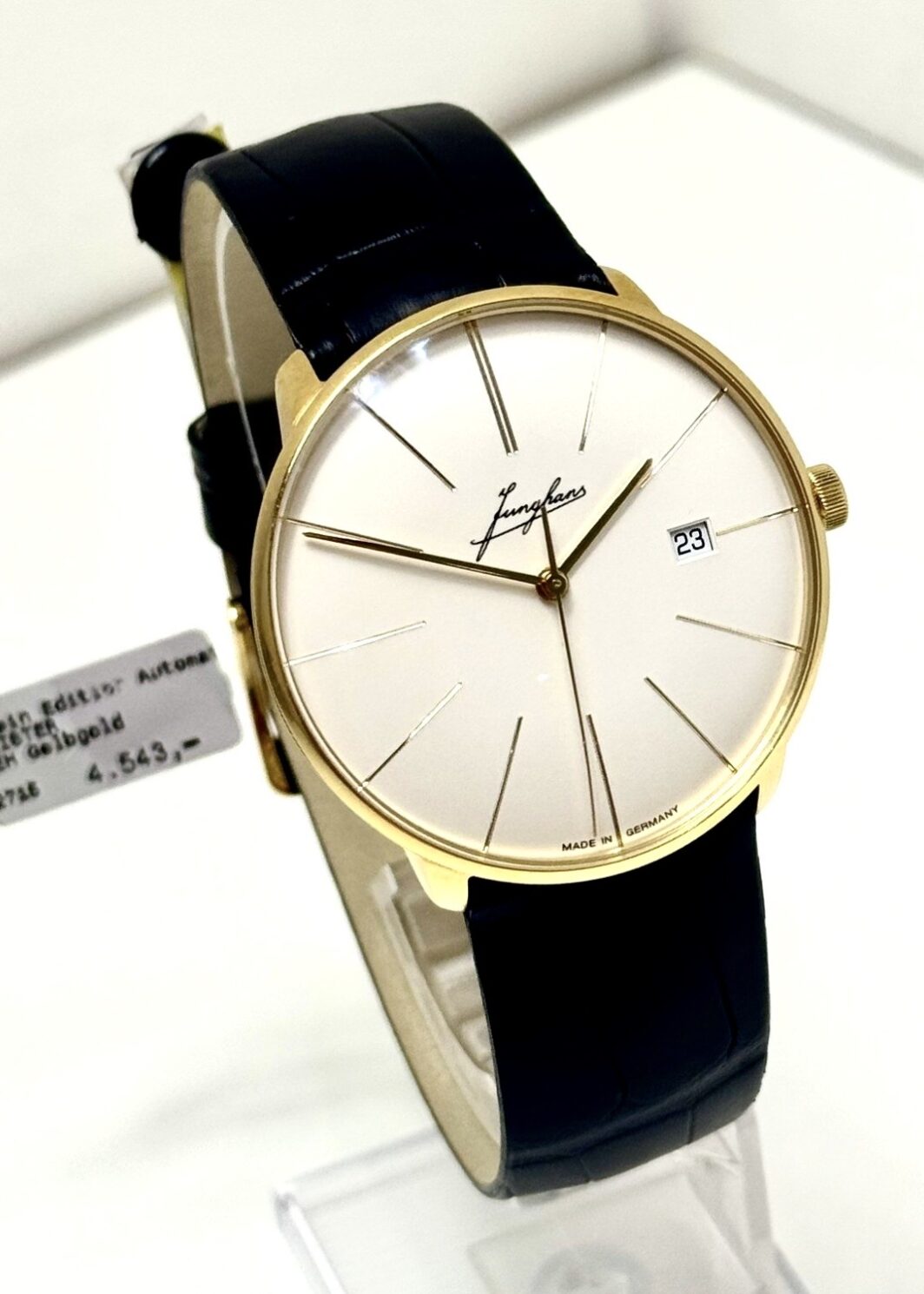 Junghans Meister Edition 750 Gold Limited 6/100 NEU Box und Papiere