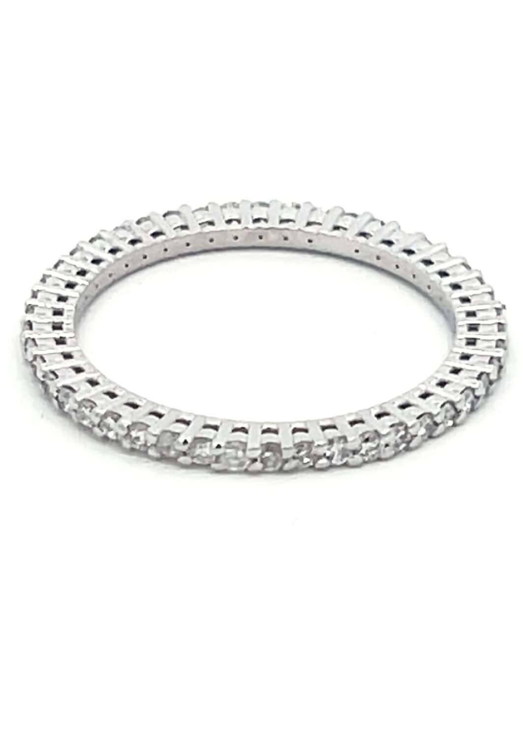 Memory Ring 585 Weißgold RG 53 0,50ct Diamanen NEU