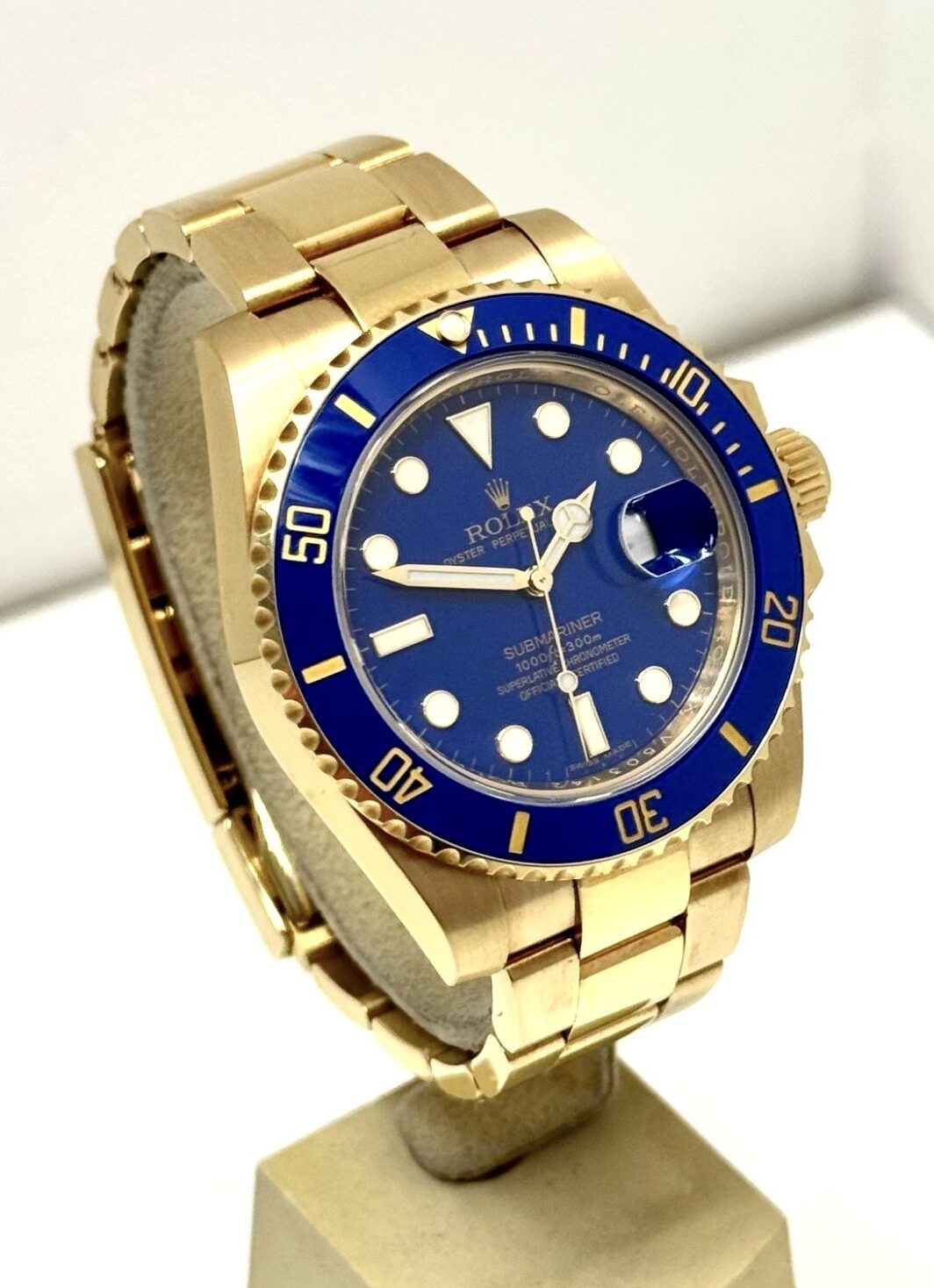 Rolex Submariner Date 750 Gold LC100 Box und Papiere aus 2011