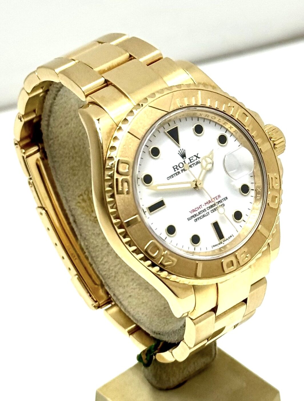 Rolex Yacht-Master 40 LC100 NOS 750 Gold Box und Papiere