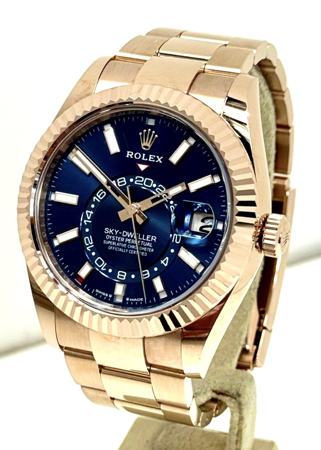 Rolex Sky-Dweller Blue Dial 750 Rosßegold
