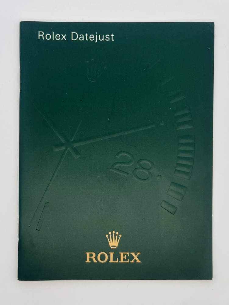 Rolex Datejust Beschreibung/Booklet