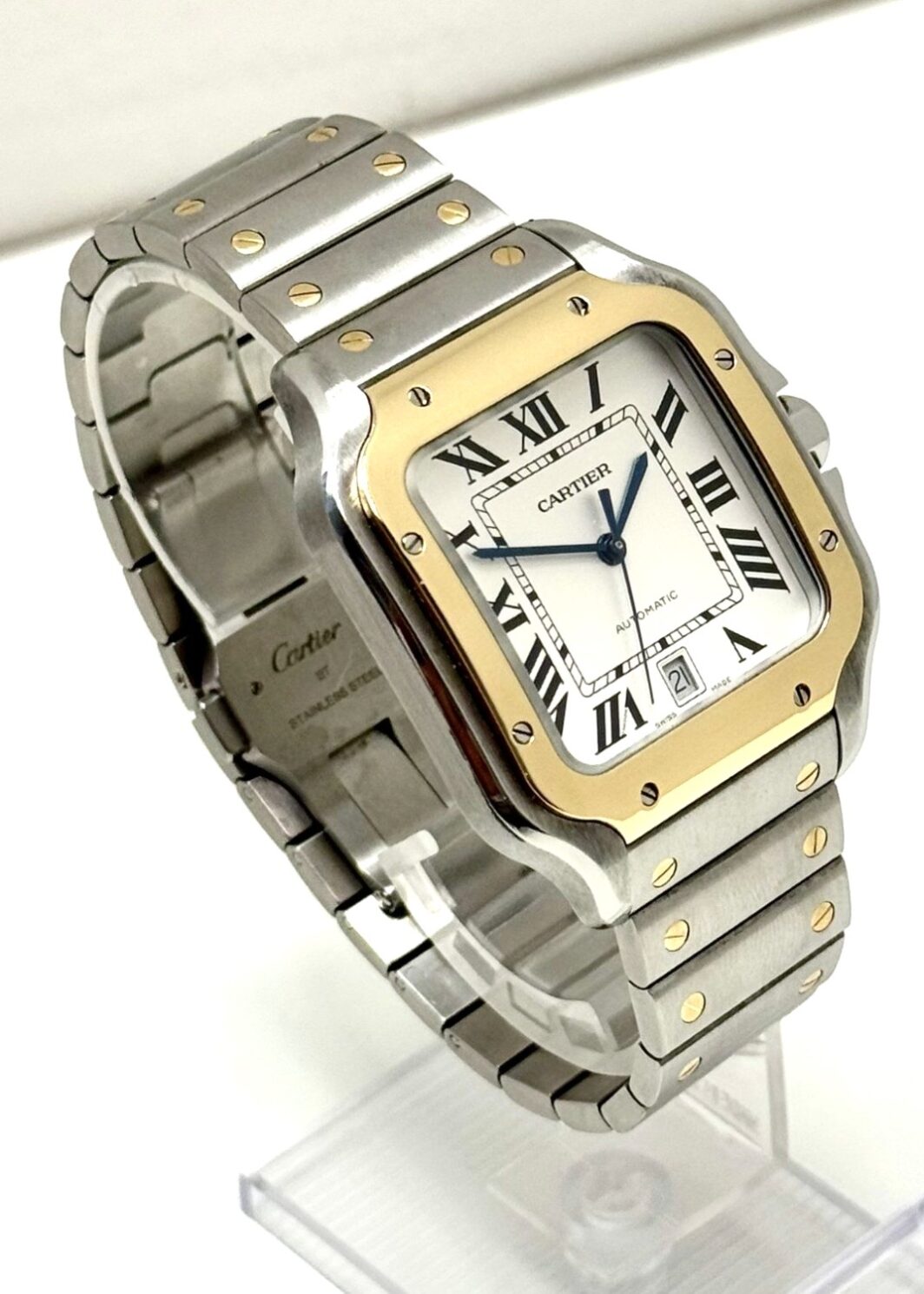 Cartier Santos XL Stahl/Gold Box und Papiere aus 2022