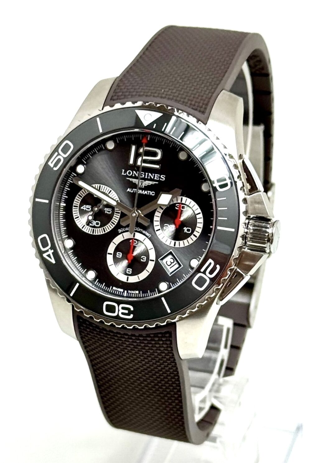 Longines HydroConquest Chronograph Stahl NEU Box und Papier 10.2025