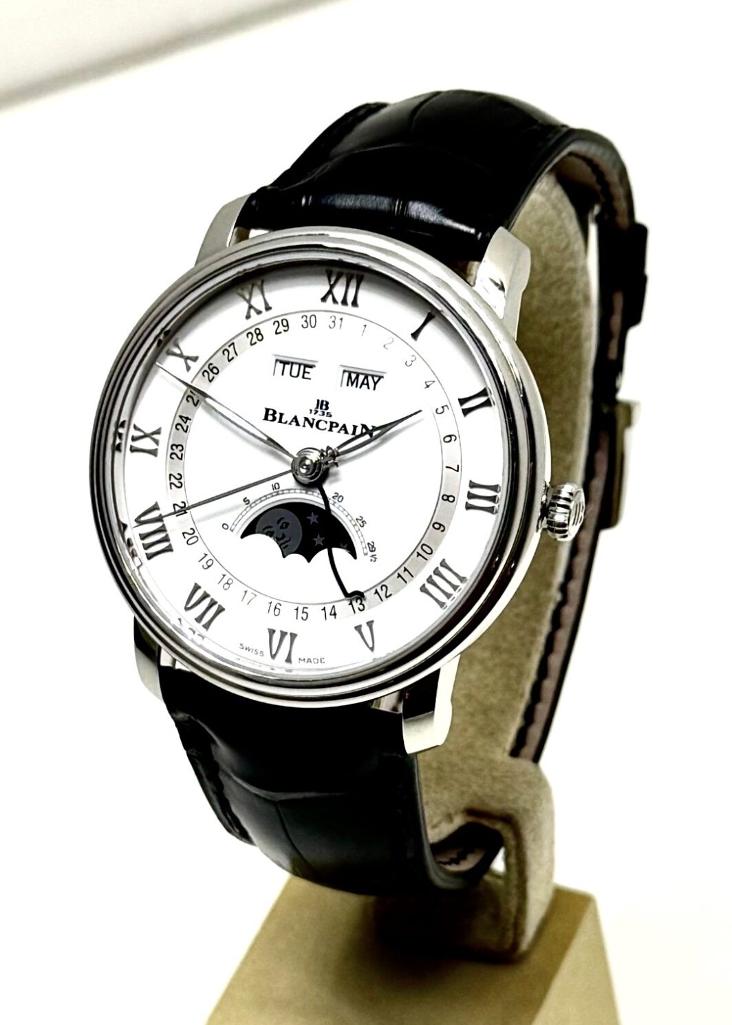 Blancpain Villeret Quantieme in Edelstahl
