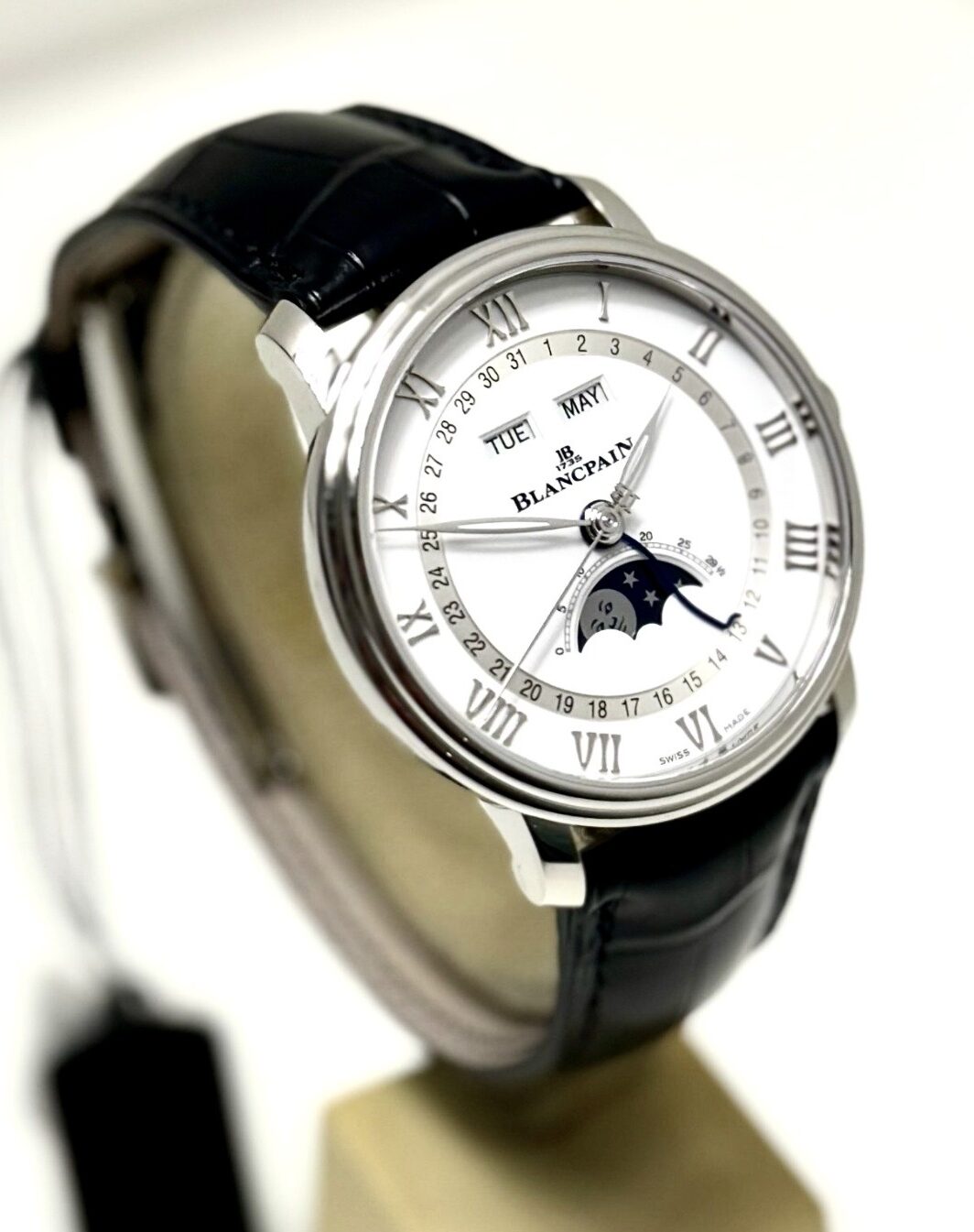 Blancpain Villeret Quantieme in Edelstahl