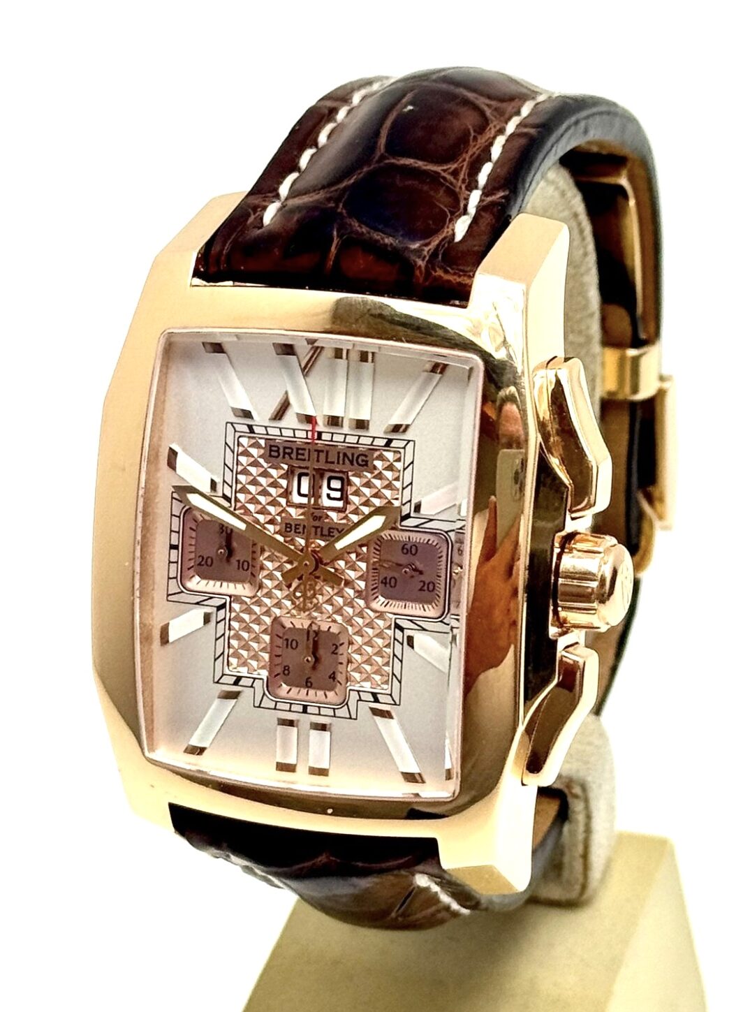 Breitling for Bentley Flying B XL Chronograph in 750 Rosegold Box und Papiere