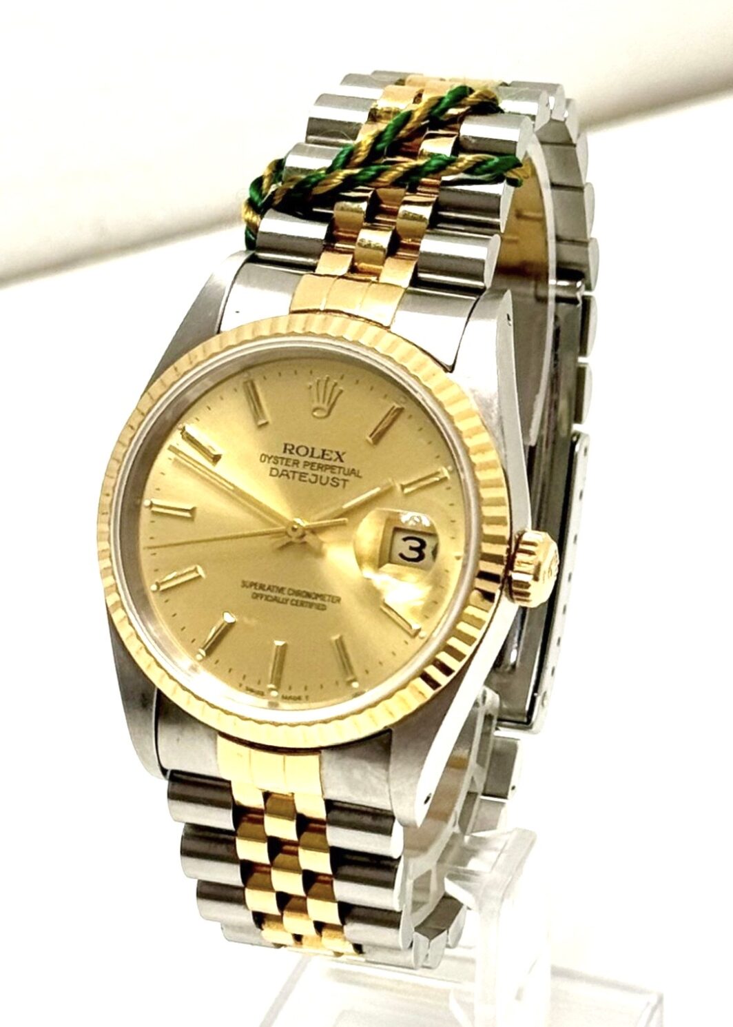 Rolex Datejust 36 Vintage in StahlGold Box und Papiere aus 1985
