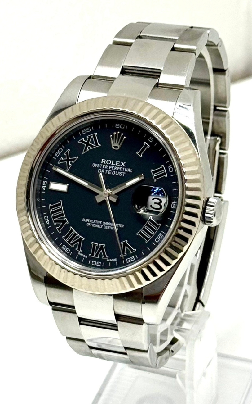 Rolex Datejust II 41 Stahl/Weißgold LC100